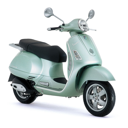 Modern vespa shop