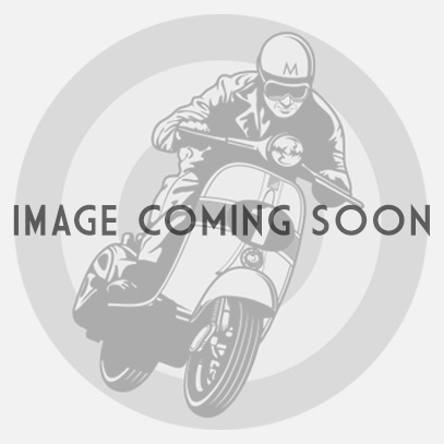 Nannini Hot Rod Padded Motorcycle Goggles Hand-Sewn Black Leather/Chrome Frames Grey Anti-Fog Lenses 