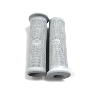Vintage 24mm Grips For Bar End Turn Signals GREY