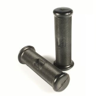 24mm Piaggio Style Grips  Aftermarket Pair BLACK