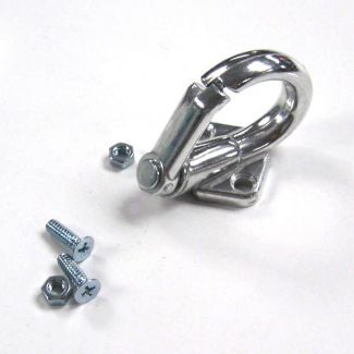 Vintage Bag Helmet Hook Aluminum