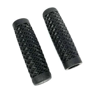 ODI Retro Vans Cult Grips **Black** FITS MODERN VESPA AND PIAGGIO SCOOTERS