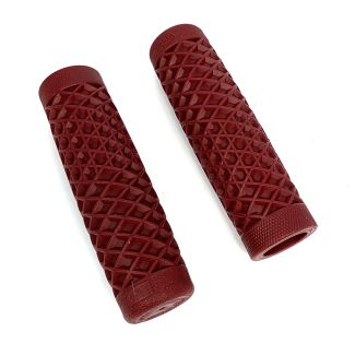 ODI Retro Vans Cult Grips **Oxblood Red**