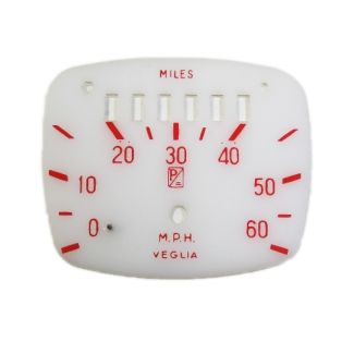 60 MPH SPEEDOMETER FACEPLACTE VNA1