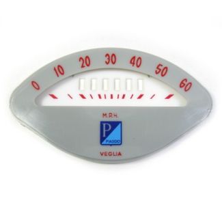 100 KM SPEEDOMETER FACEPLATE RED NUMBERS VBA/GL