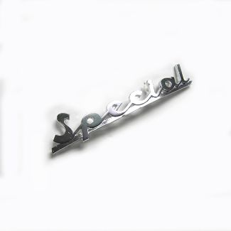 Special Script Badge Aluminum (Vespa 50 Special)