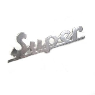 "SUPER" BADGE/EMBLEM FOR VESPA 150 SUPER LEGSHIELD (150497)