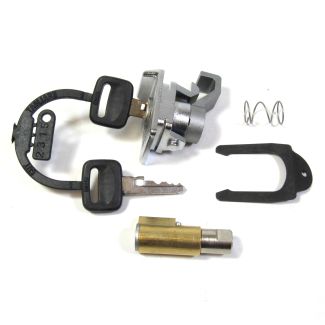 LOCK SET STEERING WITH GLOVE BOX AND MATCHING KEYS (THIN 4MM) (019911 168341)