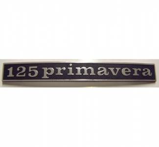 125 primavera rear badge