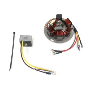 HIGH OUTPUT 90W STATOR AND REGULATOR KIT 1977 RALLY 200 / 1977-79 P200