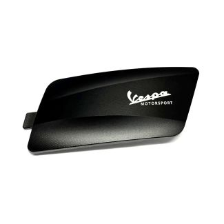 BLACK TRANSMISSION BELT COVER CNC MACHINED ALUMINUM CAP (1A007578) iGET PRIMAVERA SPRINT 150