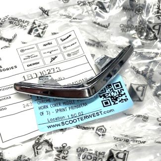 CHROME GRILL PIECE (TRIM) FOR HORN COVER MIDDLE POSITION (2 OF 3) - SPRINT PRIMAVERA 2015-2018