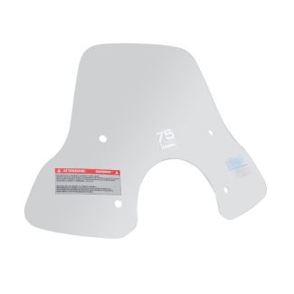 VESPA 75TH EDITION CLEAR MIDSIZE WINDSHIELD GT/GTS/300 SUPER HPE 2005-2022 DOT (1B009190)