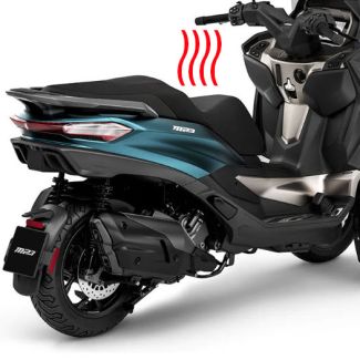 HEATED SADDLE SEAT - COMFORT PIAGGIO MP3 530 2023- (DAMAGED, SMALL TEAR IN THE VINYL) **CLOSEOUT**