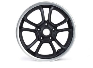 GRAPHITE BLACK WITH SPUN ALUMINUM EDGE FRONT WHEEL -  GTS 300 HPE2 SUPER & SUPERTECH 2023 (3.00x12")