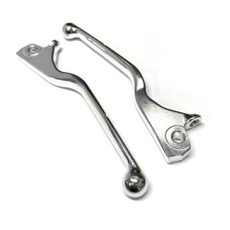 ScooterWest.com - MG BIKETEC *LONG BLACK* LEVER PAIR LEFT