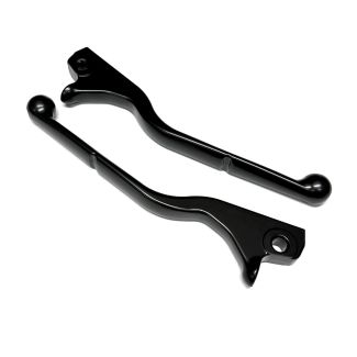 BLACK FINISH LEVER PAIR LEFT & RIGHT VESPA GTS300 GTS310 HPE2 2023- (SOLD IN PAIRS ONLY)