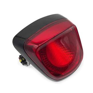 LED REAR TAIL LIGHT BRAKE LIGHT ASSEMBLY GLOSS BLACK BEZEL VESPA SPRINT NOTTE 2017-2023