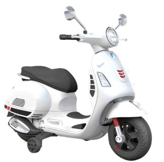 Vespa TOY Ride On GTS 300 Kid's Scooter in White (Officially Licensed by Piaggio)  **CLOSEOUT**