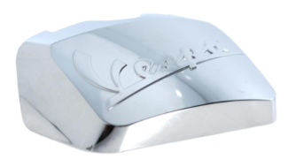 CHROME "VESPA" RACK COVER FOR HANDRAIL RACK MOUNT LX GTS (2006-2019)