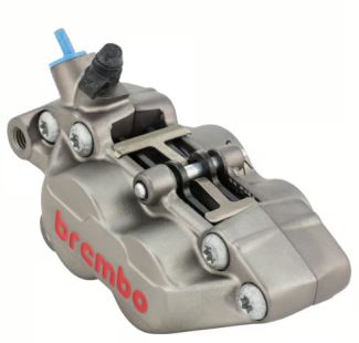 Brembo Titanium Gray Cast CaliperP4 30/34mm C With Organic Pads GTS/GTV