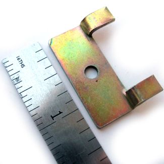 Bracket Plate for the Front Glove Compartment Door Fits Most Piaggio and Modern Vespas