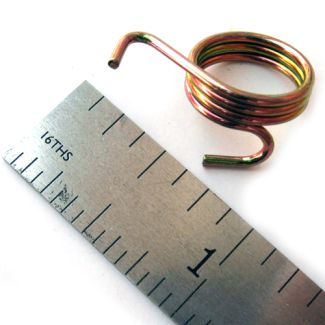 RETURN SPRING FOR GLOVE BOX LATCH (HOOK) VESPA ET/LX/FLY/LT/TYPHOON 125