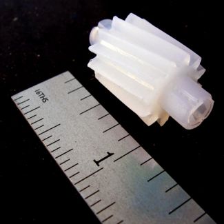 SPEEDO DRIVE GEAR (PINION) INSIDE HUB 12 TEETH PLASTIC ET2 ET4 LX GT GTS GTV (648025)