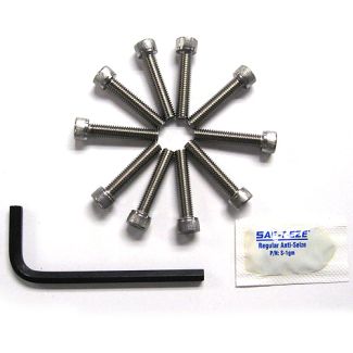Vespa Stainless Steel Belt/Case Cover Screw Kit