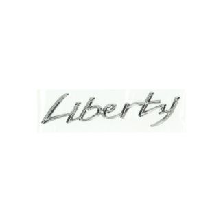"LIBERTY" CHROME STICKER BADGE FOR LIBERTY 50 OR 150 2017-CURRENT