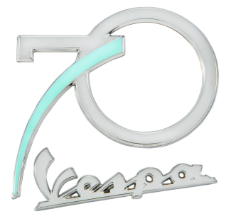 "70th" Anniversary BADGE (EMBLEM) (ON GLOVEBOX DOOR)