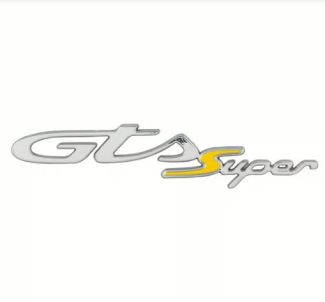 "GTS SUPER" YELLOW "S" BADGE GTS HPE 2019-2022 SUPERTECH 2022-2025