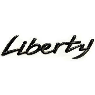 BLACK "LIBERTY" STICKER BADGE FOR LIBERTY S 50 OR 150 2017-CURRENT