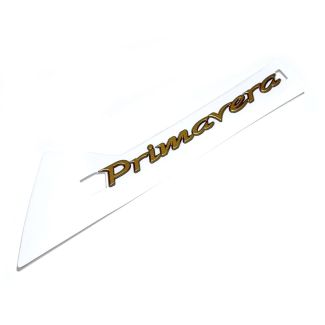 *GOLD PRIMAVERA* BADGE EMBLEM FOR VESPA PRIMAVERA OFFICINA 8