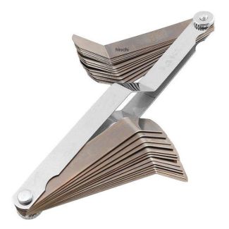 26 PCS COMPLETE TOOL SET OF FEELER GAUGES FOR CHECKING VALVE CLEARANCE (DOES NOT HAVE .004")