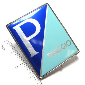 Piaggio Badge Shield (Clip in Type) FITS MOST MODERN VESPA AND PXE