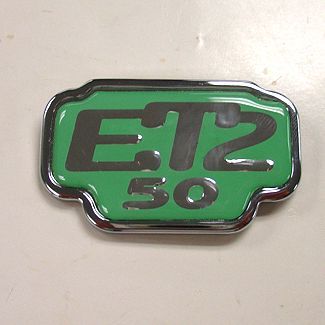 ET4 150 BADGE (EMBLEM) FOR GLOVE BOX DOOR ORIGINAL NOS VESPA ET4 (577124)  (577124)