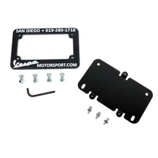 License Plate Mounting Kit Vespa/Piaggio Scooters