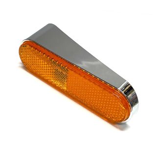 ORIGINAL FRONT LEFT LH REFLECTOR FOR MOST MODERN VESPA/PIAGGIO MODELS (ET-LX-GTS-HPE-HPE2 ) (1B006553 1B01015545)
