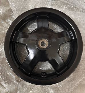*BLACK POWDER COATED* REAR RIM (WHEEL) ET4 LX VESPA S (56365R 58580R)