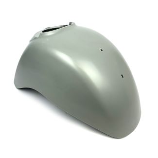 UNPAINTED PLASTIC FRONT FENDER W/HOLES FOR FENDER CREST, NO HOLES FOR REFLECTORS VESPA GT/GTS/300 2005-2022 (65102900)