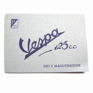 1948 Vespa 125 Owners Manual 