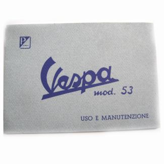 1953 Vespa 125 Owners Manual