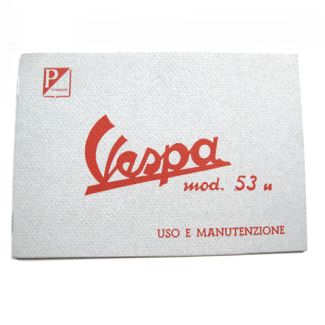 1953 Vespa 125U Owners Manual