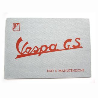 1956 to 1958 Vespa 150 GS Owners Manual
