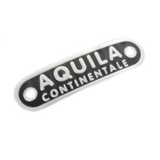 AQUILA-CONTINENTALE SEAT BADGE/EMBLEM (2.5" LONG 5/8" TALL) (63.5mm x 15.88mm)
