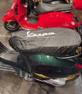 VESPA *BLACK* SEAT COVER WEATHER PROTECTION FOR SUN AND RAIN GTS GTV PRIMAVERA SPRINT LX ET4 P PX **SUPER SALE**