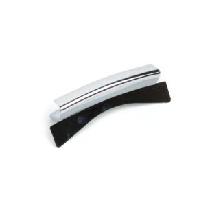**CHROME** CENTER LEGSHIELD TRIM TOP PIECE (BELOW HEAD LIGHT)  - VESPA PRIMAVERA/SPRINT 50-150 (BEADING)