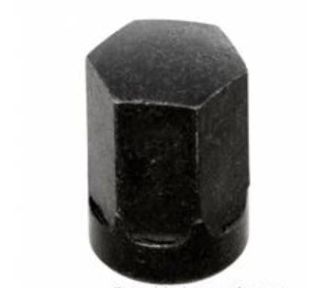 SIP TUBELESS WHEEL RIM REPLACEMENT NUT *BLACK* EACH