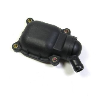 PLASTIC CRANKCASE BREATHER COVER (ON VALVE COVER) -  ALL VESPA/PIAGGIO LEADER QUASAR 3V IGET 125-300CC (828421 829008 B015453 1A010691R)